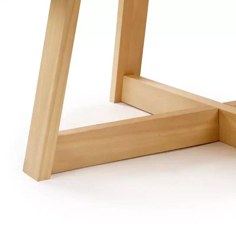 Mesa de centro redonda de madera maciza Plank+Beam Classic, 36, estilo rústico para sala de estar