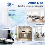 Costway Portable Air Conditioner 8000 BTU 3 in 1 AC Unit with Fan & Dehumidifier Sleep Mode 5100 BTU(8000BTU ASHRAE)