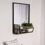 22 x 29 Jackson Mirror Negro - Kate & Laurel All Things Decor