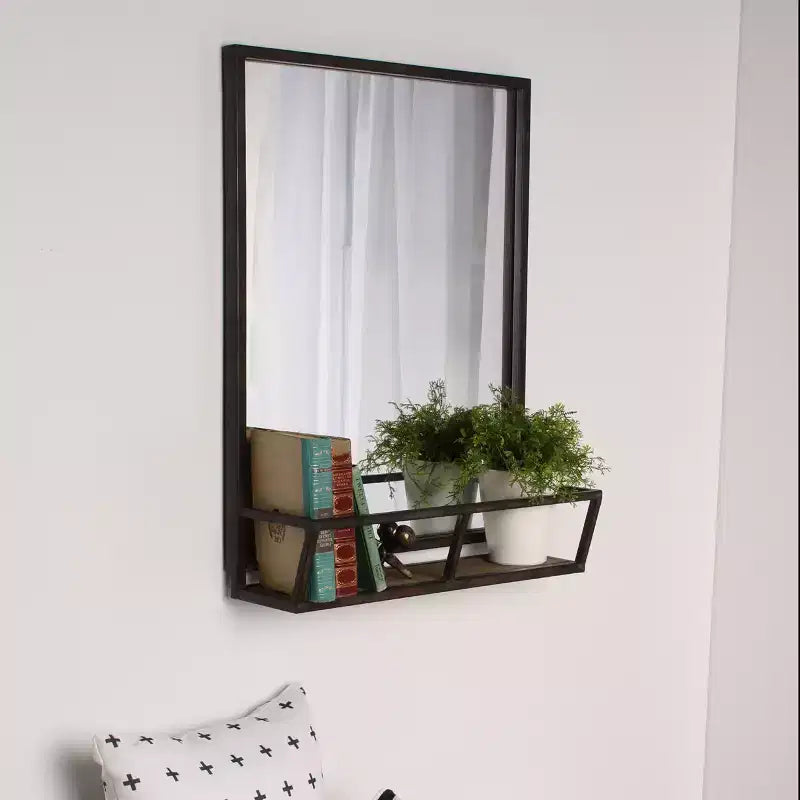 22 x 29 Jackson Mirror Negro - Kate & Laurel All Things Decor