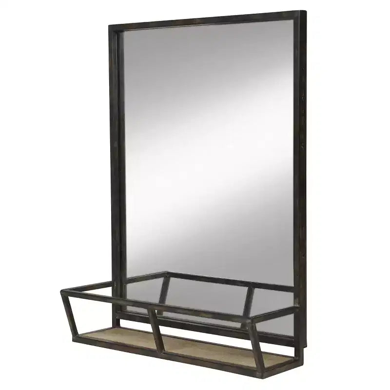 22 x 29 Jackson Mirror Negro - Kate & Laurel All Things Decor