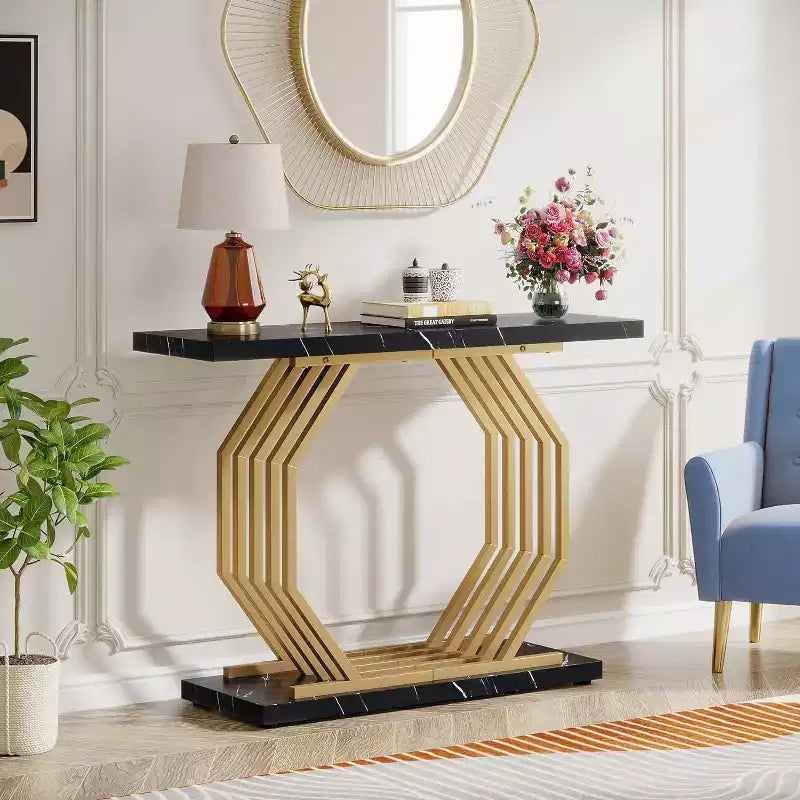 Mesa consola estrecha Tribesigns de 39.37