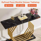 Mesa consola estrecha Tribesigns de 39.37