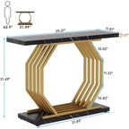 Mesa consola estrecha Tribesigns de 39.37