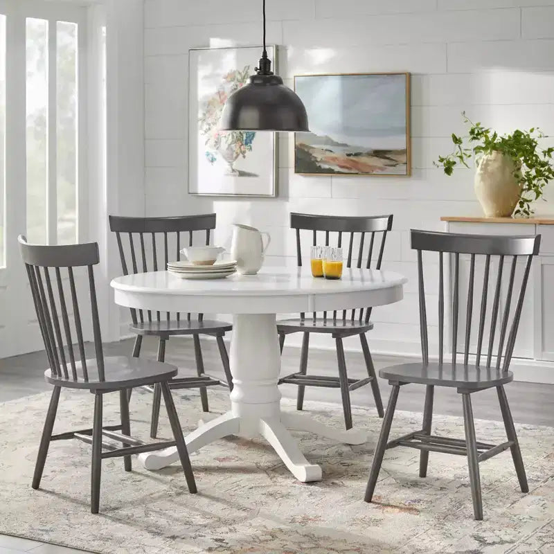 Juego de comedor con pedestal Kale de 5 piezas