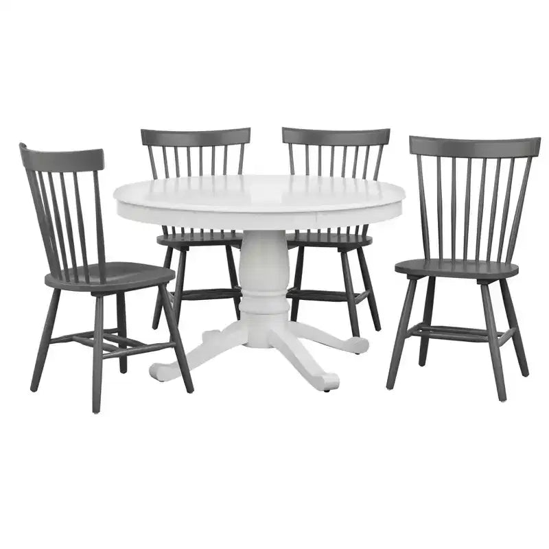 Juego de comedor con pedestal Kale de 5 piezas