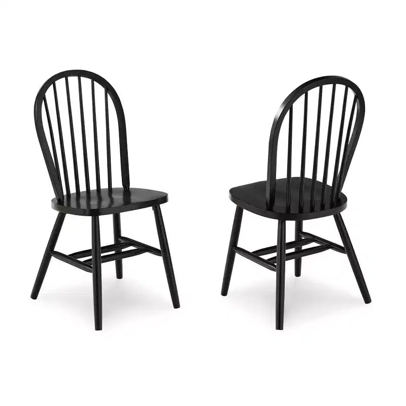 Silla sin brazos Windsor Spindle Back de International Concepts