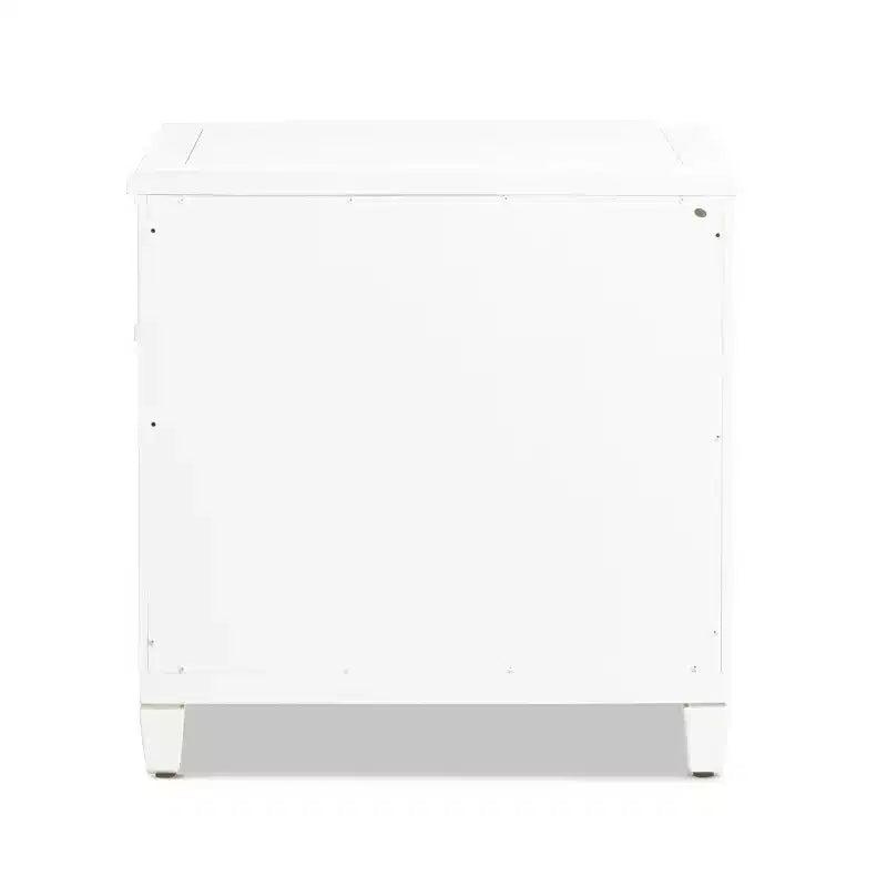 Mesa auxiliar JTH LUXE Dauphin con detalles dorados