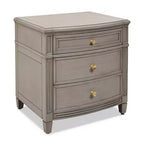 Mesa auxiliar JTH LUXE Dauphin con detalles dorados