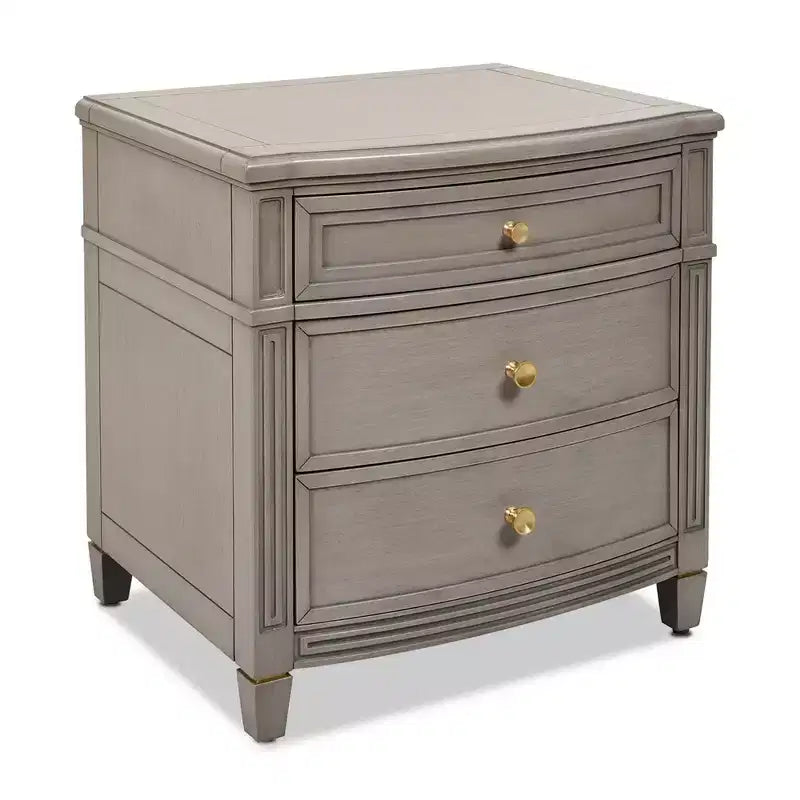 Mesa auxiliar JTH LUXE Dauphin con detalles dorados