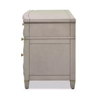 Mesa auxiliar JTH LUXE Dauphin con detalles dorados