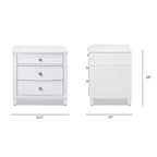 Mesa auxiliar JTH LUXE Dauphin con detalles dorados