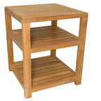 Nordic Teak 14 Spa/Baño Natural - Bajo Fregadero - Banco de Almacenamiento - Beige