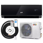 Costway 18000BTU Wifi Enabled Mini Split Air Conditioner & Heater with Heat Pump White/Black