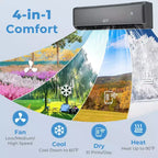 Costway 12000 BTU Mini Split Air Conditioner & Heater with Heat Pump