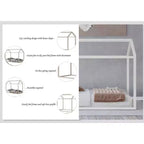 Cama con dosel de madera ChaletPosh