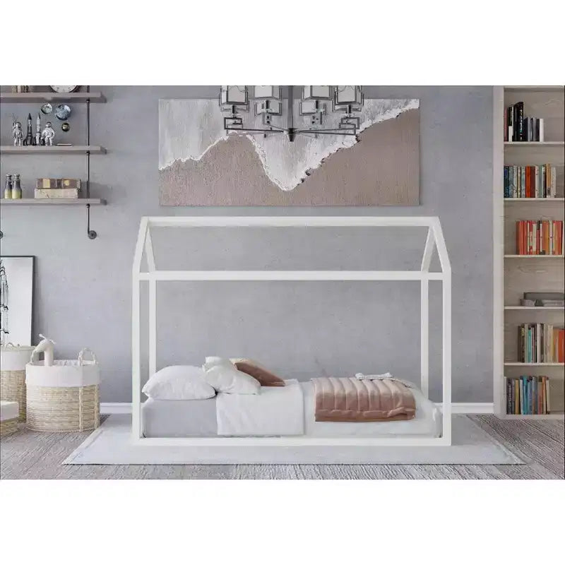 Cama con dosel de madera ChaletPosh
