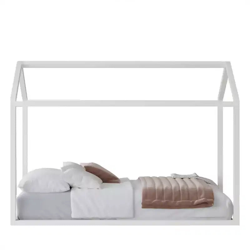Cama con dosel de madera ChaletPosh