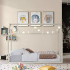 Cama con dosel de madera ChaletPosh