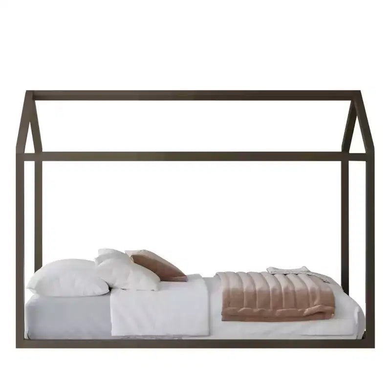 Cama con dosel de madera ChaletPosh