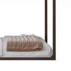 Cama con dosel de madera ChaletPosh