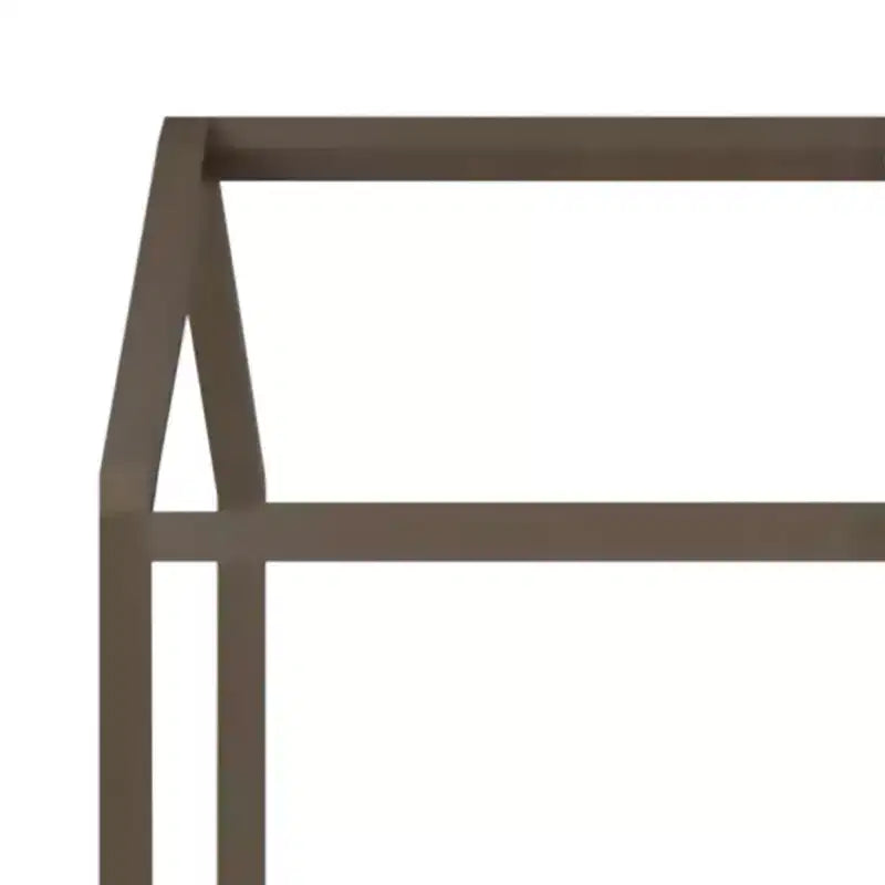 Cama con dosel de madera ChaletPosh