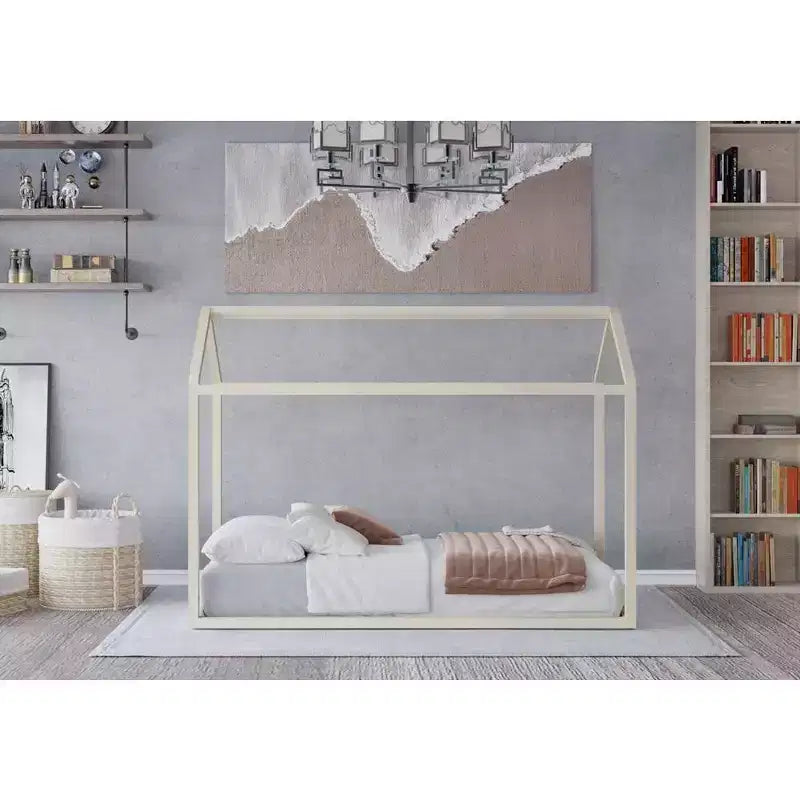 Cama con dosel de madera ChaletPosh