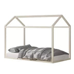 Cama con dosel de madera ChaletPosh