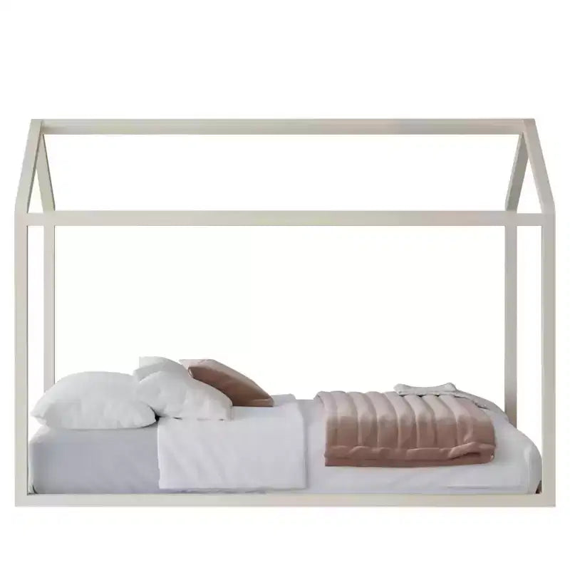 Cama con dosel de madera ChaletPosh
