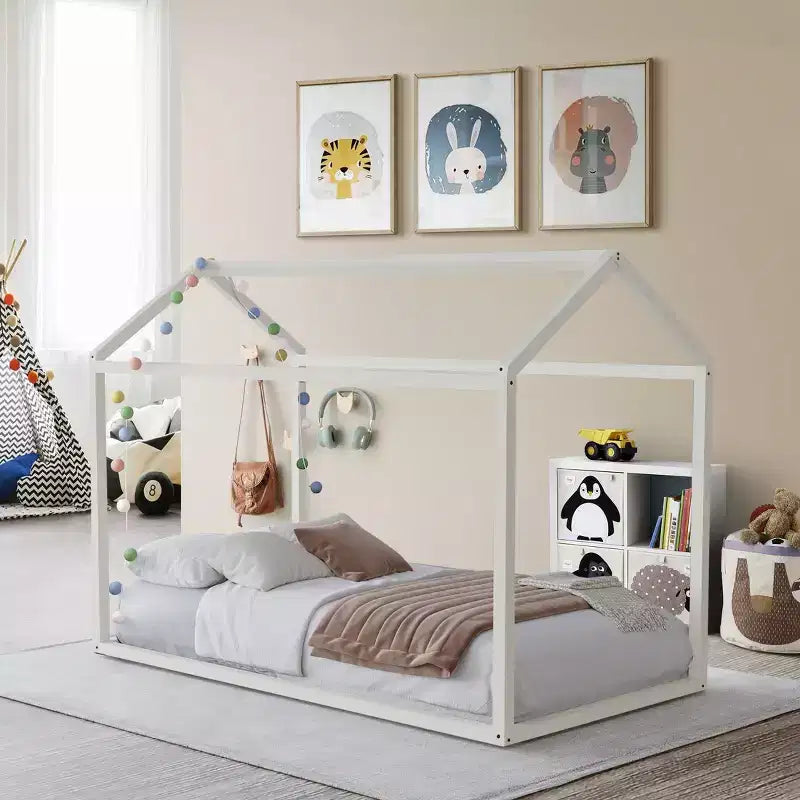 Cama con dosel de madera ChaletPosh