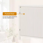 Armario de almacenamiento de ratán, aparador de madera con puertas y estantes, armario consola pequeño con almacenamiento para recibidor, beige