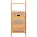 Hallow Laundry Basket with Shelf - STG1903 - Natural/Beige - Safavieh