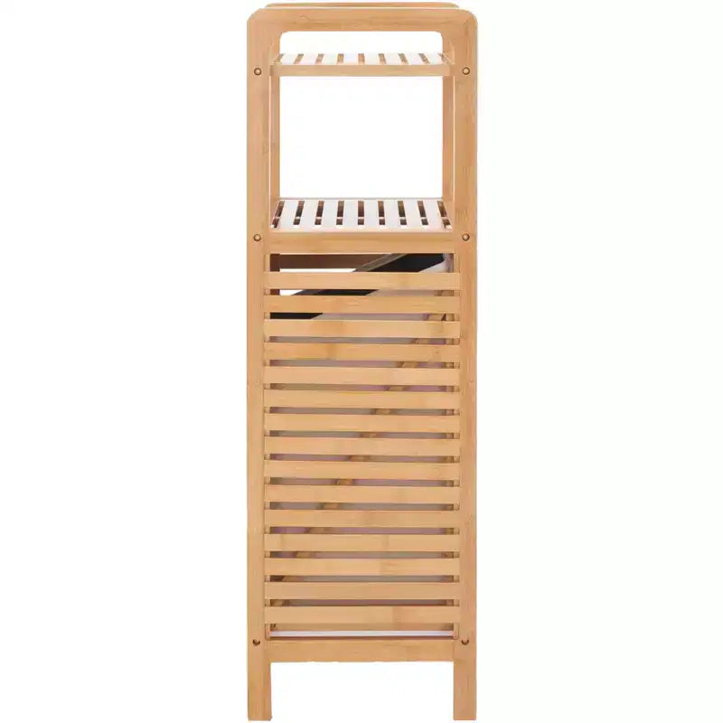 Cesto de ropa sucia Hallow con estante - STG1903 - Natural/Beige - Safavieh