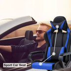 Silla de oficina FDW, silla de juego, silla de escritorio, silla ejecutiva con soporte lumbar, taburete ajustable, silla de ordenador giratoria con ruedas