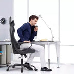 Silla de oficina FDW, silla de juego, silla de escritorio, silla ejecutiva con soporte lumbar, taburete ajustable, silla de ordenador giratoria con ruedas