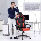 Silla de oficina FDW, silla de juego, silla de escritorio, silla ejecutiva con soporte lumbar, taburete ajustable, silla de ordenador giratoria con ruedas