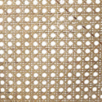 GDFStudio Deville Taburetes de mostrador de madera y caña tapizados de 25.5 pulgadas (juego de 2)